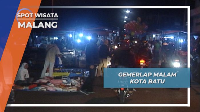 Gemerlap Pasar Malam Alun Alun Kota Batu Malang 