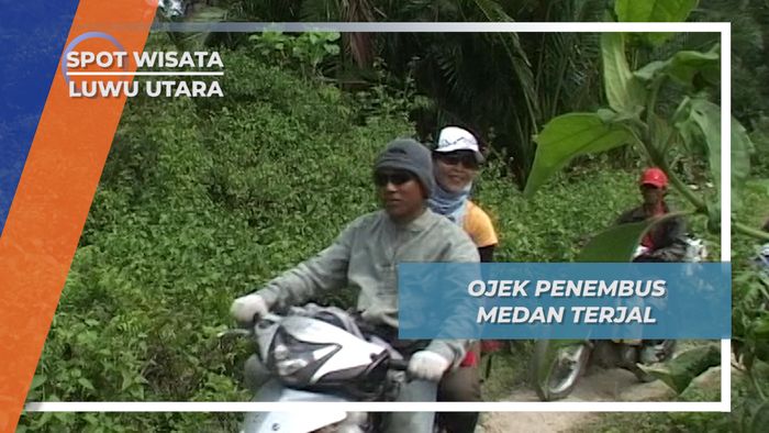 Ojek Penembus Medan Terjal, Luwu Utara, Sulawesi Selatan