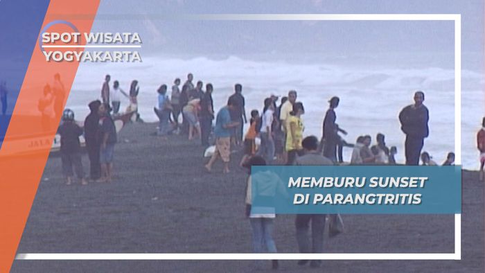 Memburu Pemandangan Matahari Terbenam di Parangtritis. Yogyakarta