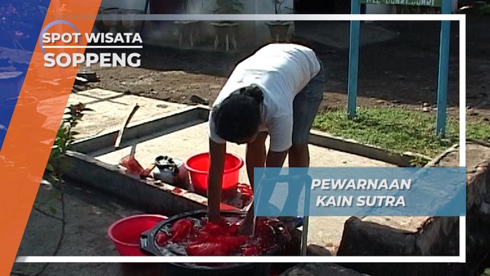 Warna Sutra, Bukan Proses Mudah Walau Membuatnya Indah di Soppeng Sulawesi Selatan