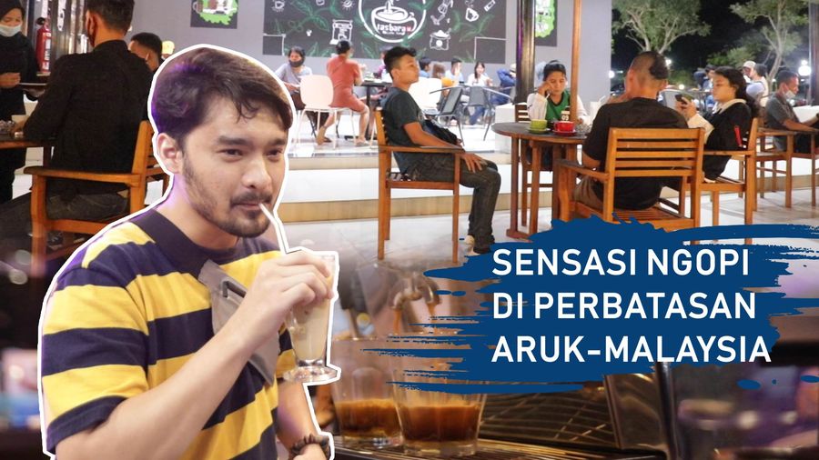 Sensasi Ngopi di Perbatasan Aruk-Malaysia ala Tasbara Coffe Shop