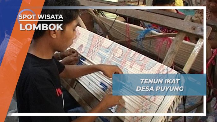 Tenun Ikat Karya Kaum Pria Desa Puyung Lombok Tengah