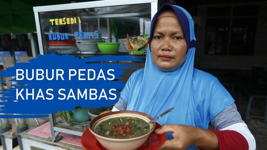 Eks TKW Berdikari Jual Bubur Pedas Khas Sambas