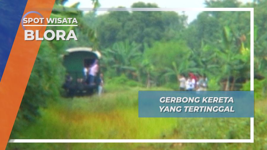 Cara Unik Mendorong Gerbong Kereta Tua, Blora, Jawa Tengah