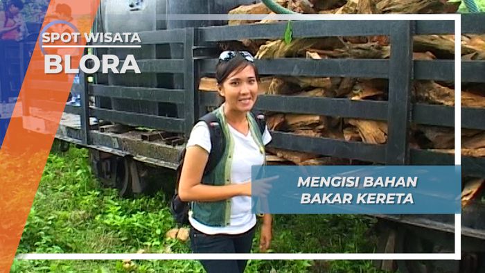 Kayu Jati Sebagai Bahan Bakar Lokomotif Tua Blora, Jawa Tengah