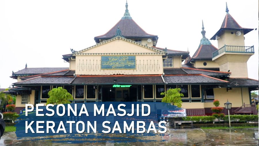 Pesona Masjid Keraton Sambas, Tertua di Kalimantan Barat