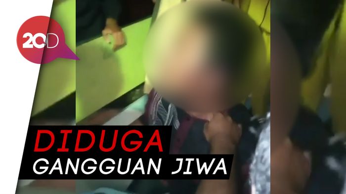 Viral Pria Diduga Gangguan Jiwa Diamankan Warga di Tangerang