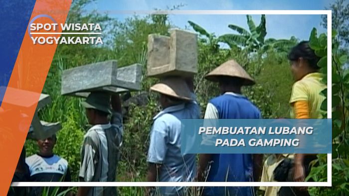 Pembuatan Lubang Pada Gamping, Yogyakarta
