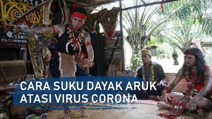  Ritual Sansam, Cara Suku Dayak Aruk Atasi Virus Corona