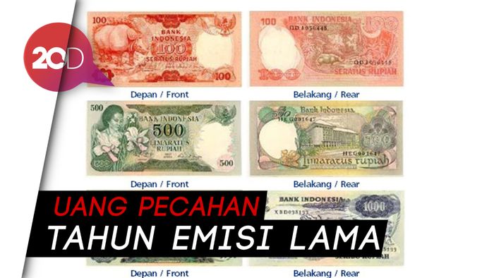  Ini Bentuk 6 Uang Rupiah yang Tak Lagi Laku di 2021