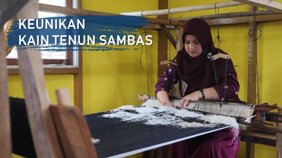 Ini Tenun Sambas yang Digemari Warga Malaysia-Brunei