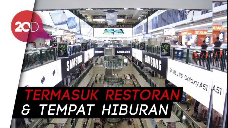 Luhut Minta Mal di Jabodetabek Tutup Pukul 19.00 WIB