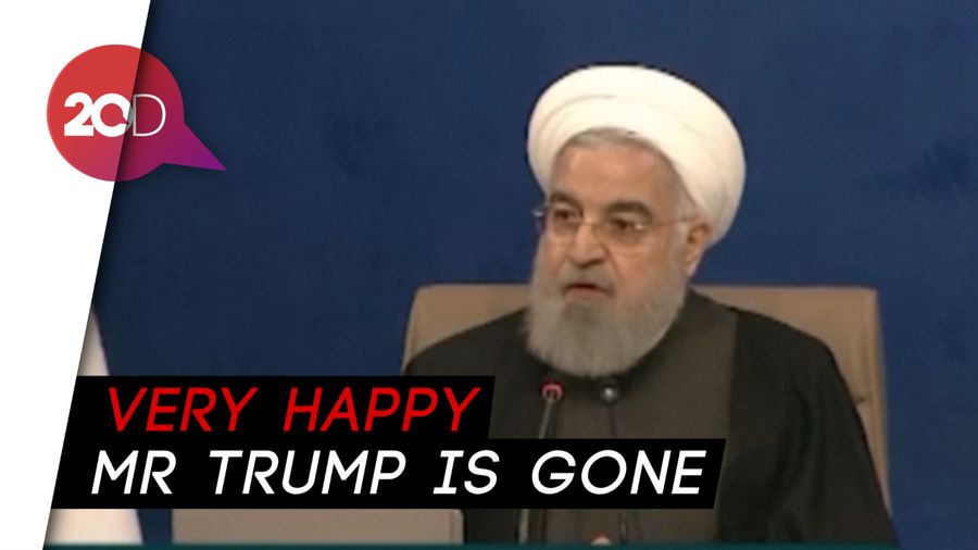 Presiden Iran Hassan Rouhani: Kami Sangat Senang Trump Akan Pergi