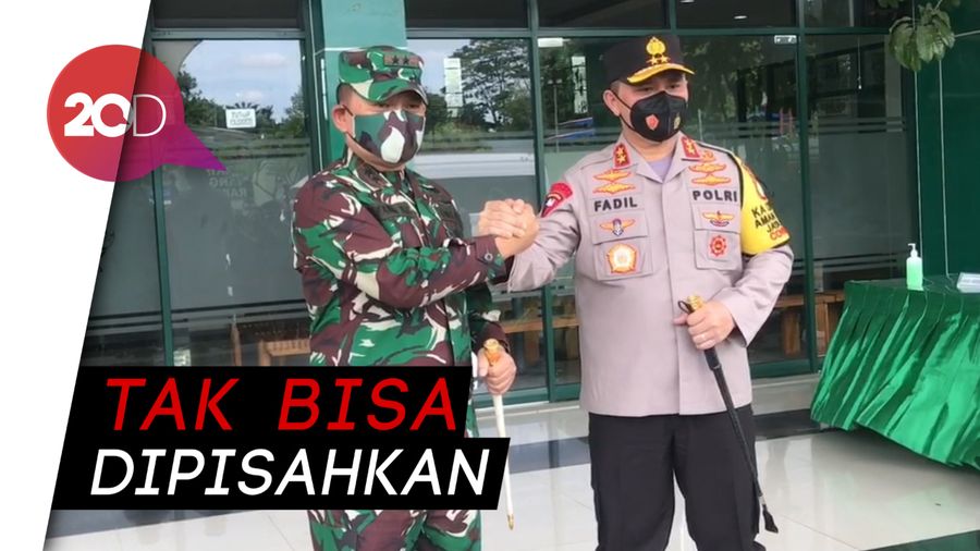 Sambut Kapolda Metro, Pangdam: TNI-Polri Bak Saudara Kembar