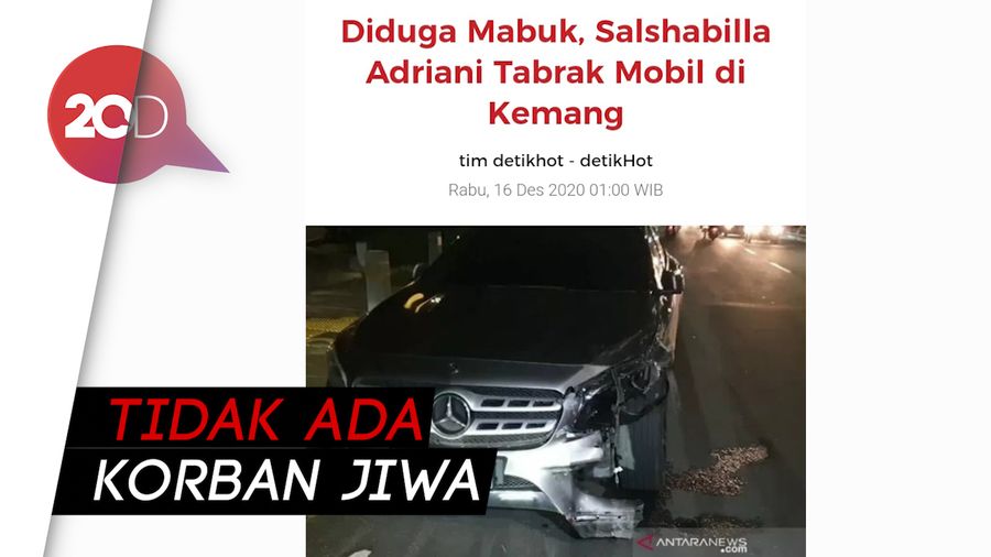 Tabrak Mobil di Kemang, Salshabilla Adriani Sudah Damai dengan Korban