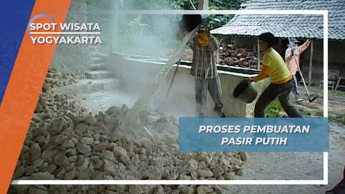 Cukup Dengan Air untuk Membuat Batu Gamping Menjadi Pasir, Yogyakarta