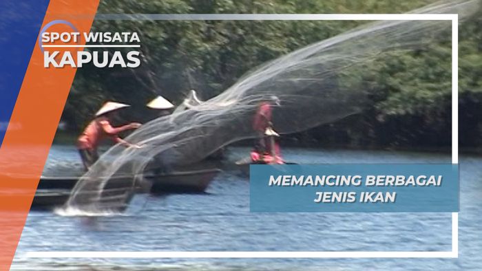 Beginilah Serunya Berperahu Sambil Menikmati Hasil Sungai, Kapuas Hulu