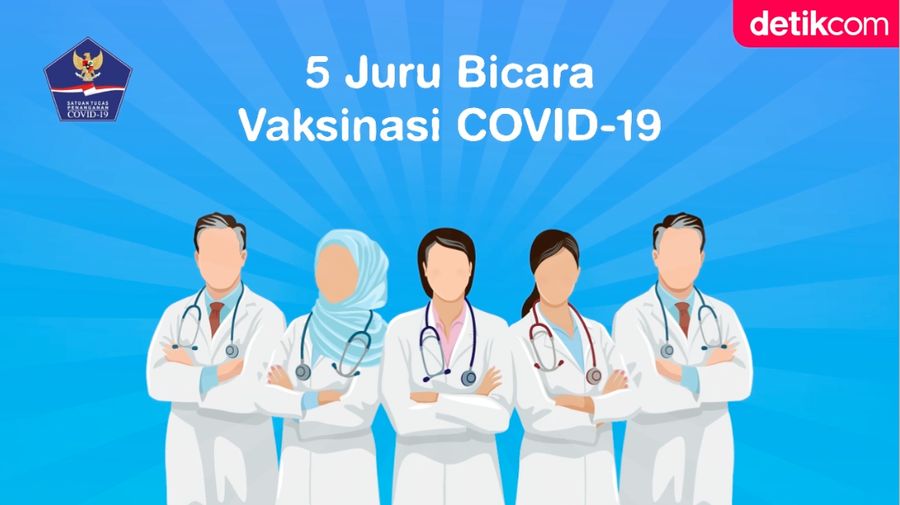 Berkenalan dengan 5 Juru Bicara Vaksinasi Corona, Yuk!
