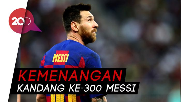 Barcelona Menang, Messi Cetak Rekor Baru