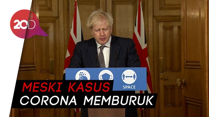 Inggris Longgarkan Pembatasan Sosial Saat Natal