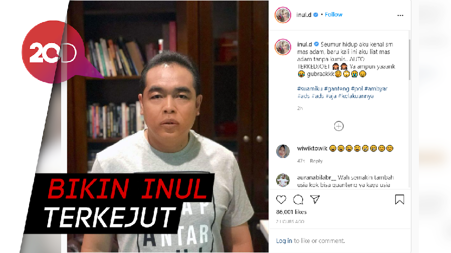 Pangling! Wajah Baru Adam Suseno Tanpa Kumis