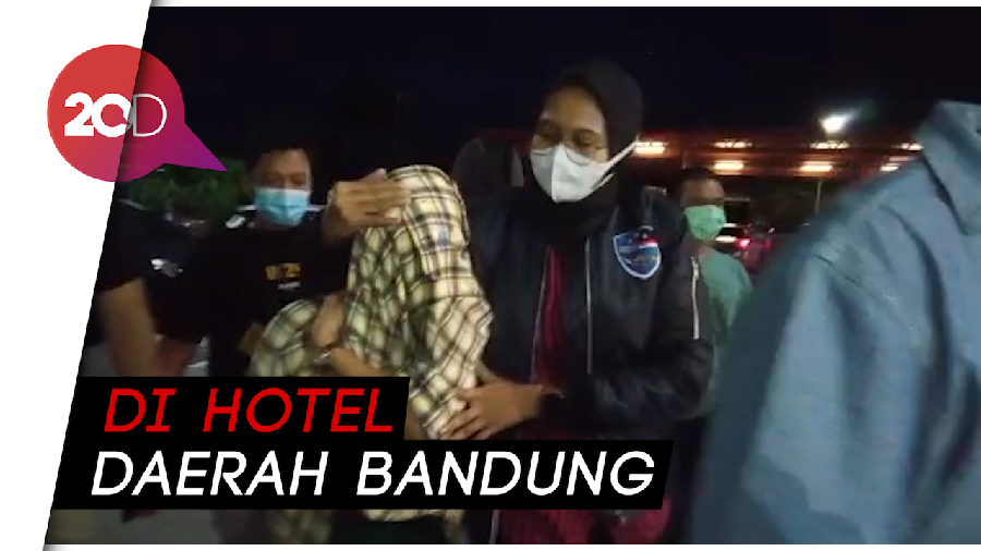 Penampakan Artis TA Digiring di Polda Jabar Terkait Dugaan Prostitusi