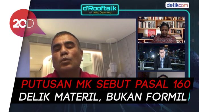 Pakar Hukum Pidana Tanggapi Pasal 160 di Kasus HRS