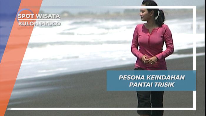 Keindahan Pantai Trisik dengan Ombak Besar, Kulon Progo Yogyakarta