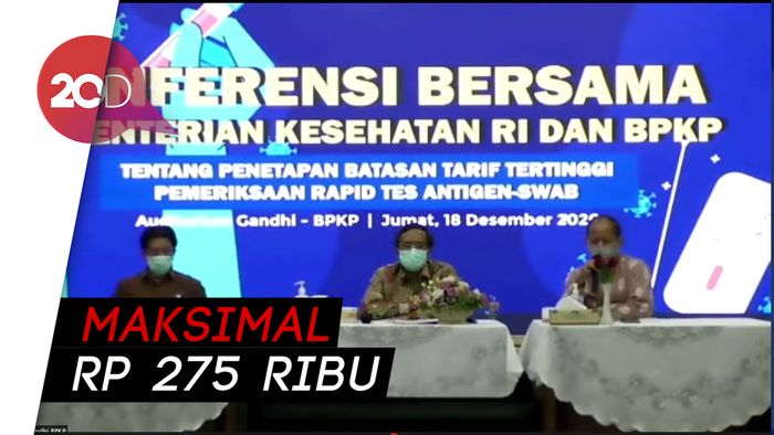 Catat! Ini Harga Maksimal Rapid Test Antigen di Indonesia