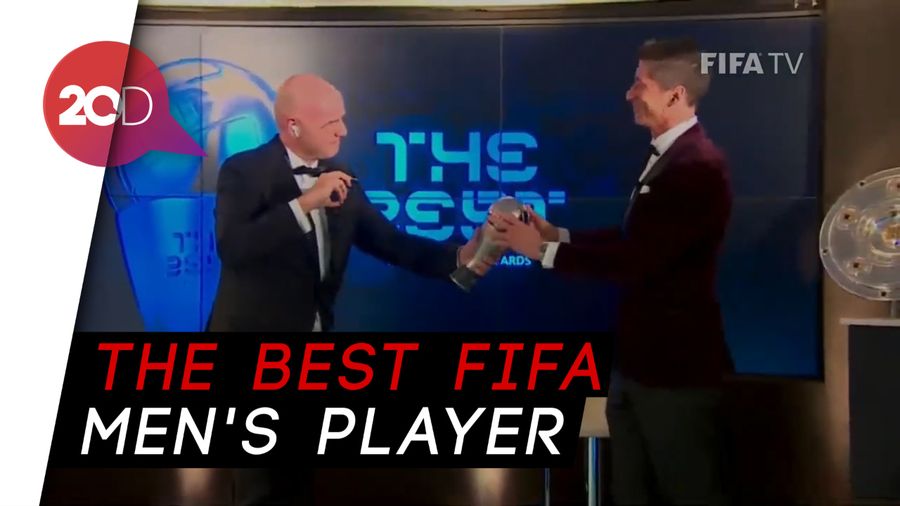 Kalahkan Messi-Ronaldo, Lewandowski Pemain Terbaik FIFA 2020