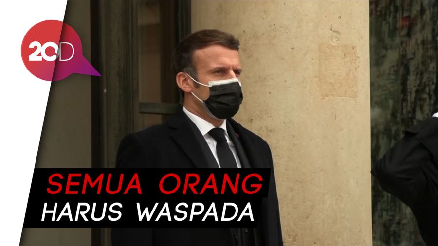 Presiden Prancis Kena Corona, Padahal Sudah Jaga Jarak-Cuci Tangan