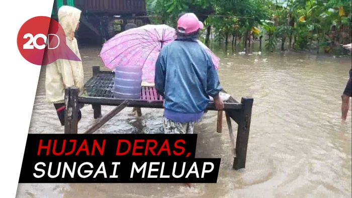 Puluhan Rumah di Parepare Terisolasi karena Banjir 1 Meter