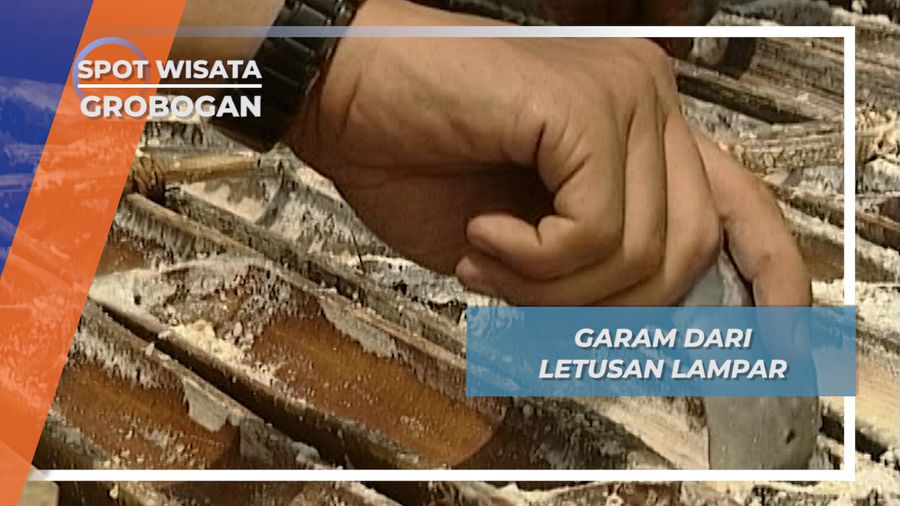 Panen Garam Hasil Letusan Lumpur Bledug Kuwu Grobogan Jawa Tengah