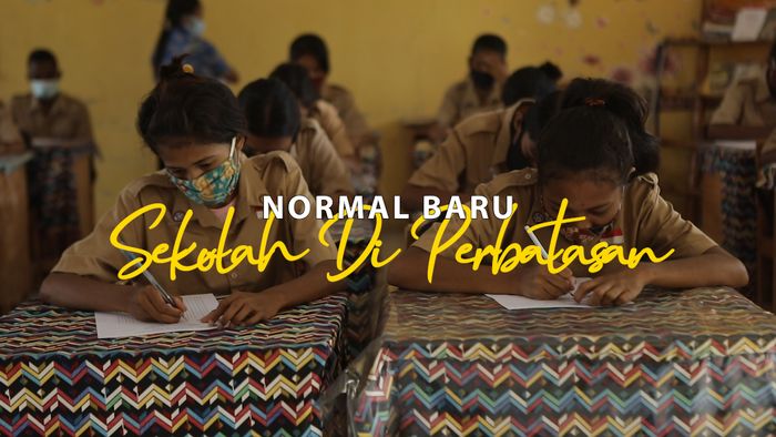 Zona Hijau, Sekolah Perbatasan RI-Timor Leste Sudah Tatap Muka