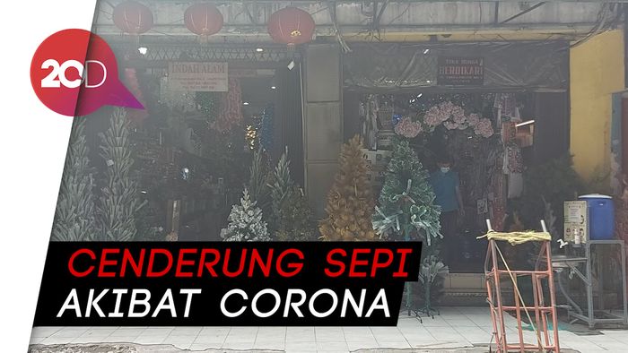 Suasana Jelang Natal dan Tahun Baru Tak Biasa di Pasar Asemka