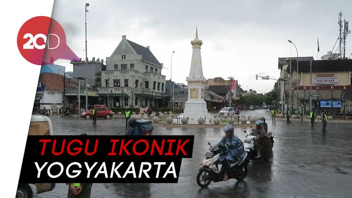  Wajah Tugu Yogya Kini Bersih dari Kabel Listrik