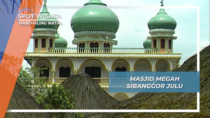 Masjid Megah Sibanggor Julu Mandailing Natal Sumatera Utara 