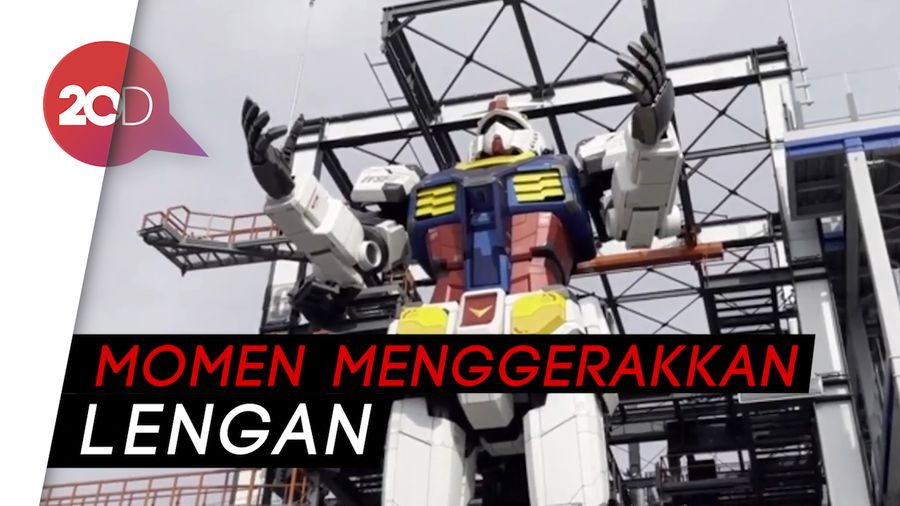 Akhirnya Pameran Robot Gundam Raksasa Jepang Dibuka untuk Publik