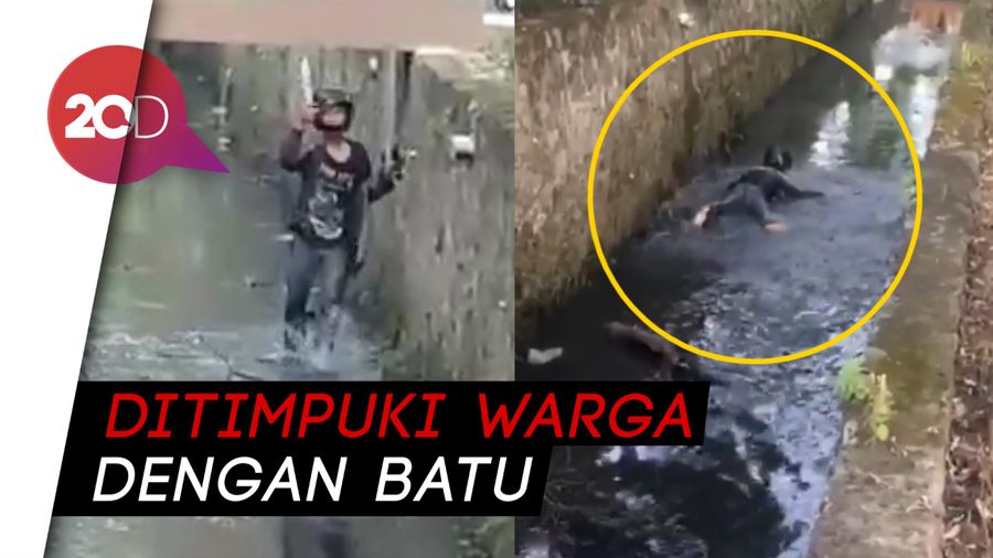Byur! Jambret Bawa Kabur Rp 50 Juta, Nyebur ke Kali Tangerang