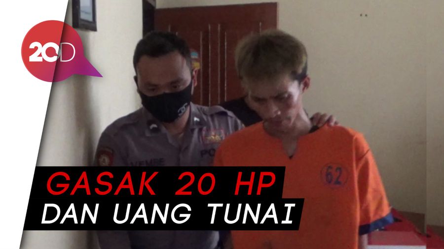 Duh! Maling Ini Ketiduran di Atap Konter HP Karena Kelelahan