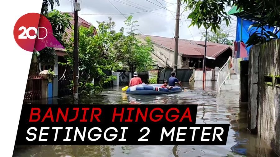 774 Warga Perumnas Antang Makassar Mengungsi Akibat Banjir