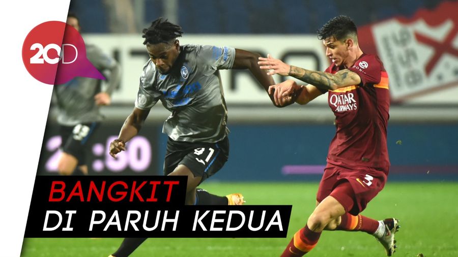 AS Roma Kena Comeback Atalanta 4-1