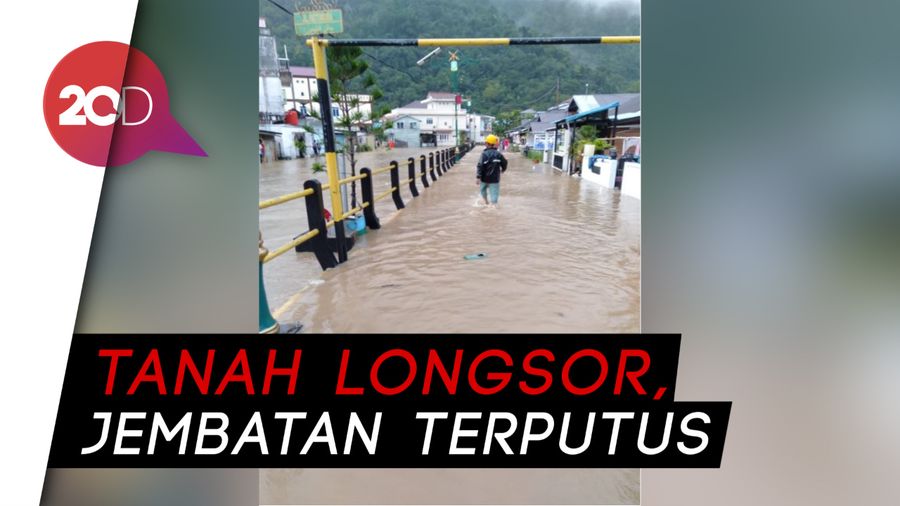 Banjir di Anambas Kepri, Longsor hingga Jembatan Terputus