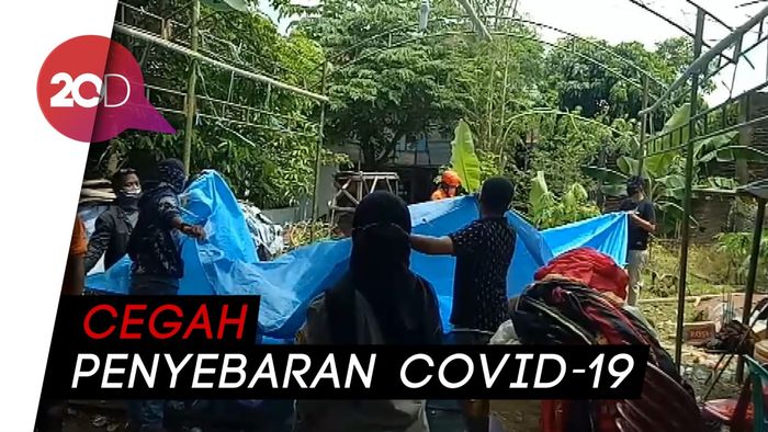 Cegah Kerumunan, Tenda Pernikahan Warga di Parepare Dibongkar