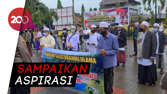 Hujan-hujanan, Ulama Palabuhanratu Minta Habib Rizieq Dibebaskan