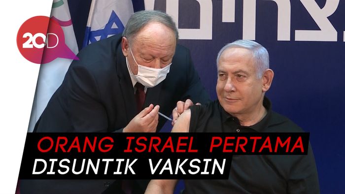 PM Israel Disuntik Vaksin Corona Pfizer BioNTech