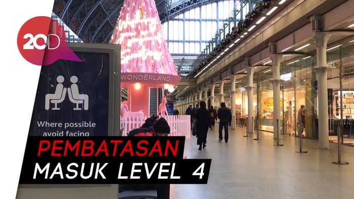 Penularan Strain Corona Baru di Inggris Tak Terkontrol Jelang Natal