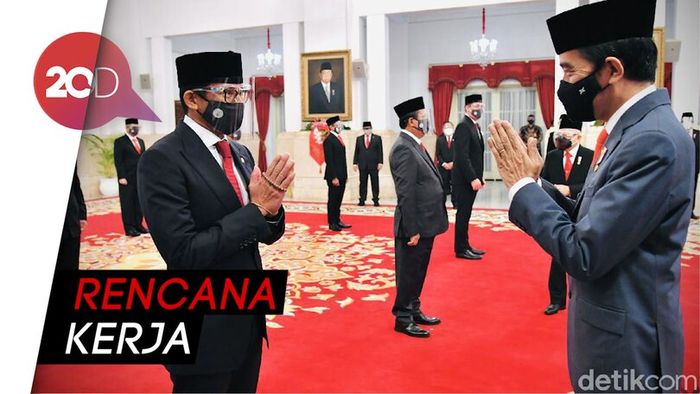 Pernyataan Lengkap Para Menteri Baru Jokowi Usai Disumpah