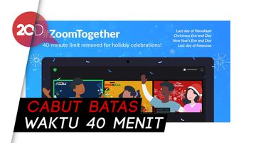 Rayakan Natal dan Tahun Baru Bebas Durasi di Zoom