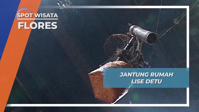 Jantung di Rumah Induk Desa Lise Detu Flores